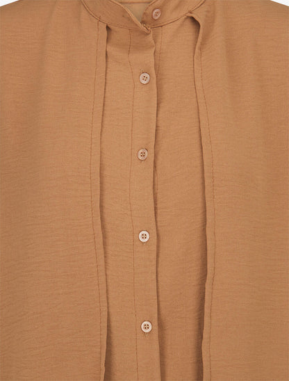 Chemise à double pans - Camel - 3