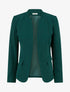 Veste droite à épaulettes - Vert sapin - 1
