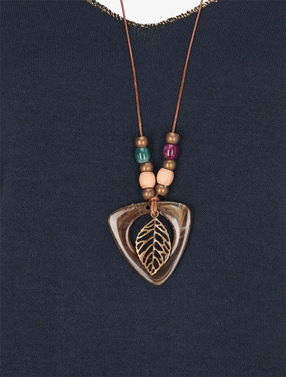 Pull fin à bords irisés - Marine - 3