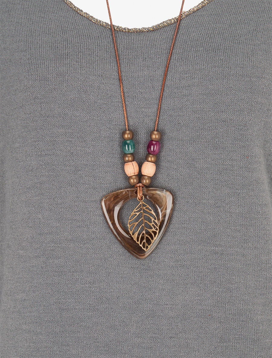 Pull fin à bords irisés - Gris foncé - 3