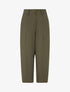 Pantalon uni à fermeture boutonnée - Kaki - 1