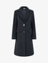 Manteau long droit classique - Marine - 1