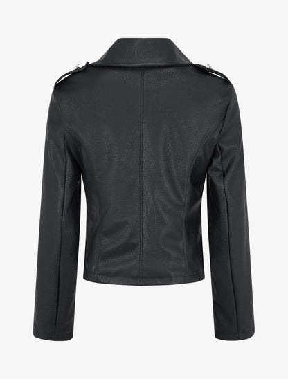 Veste simili style officier - Noir - 2