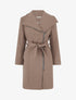 Manteau zippé col à revers - Taupe - 1