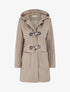 Duffle-coat droit long - Taupe - 1