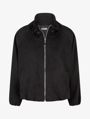 Bomber uni à poches - Noir - 1