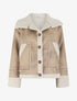 Bombardier effet peau de mouton - Beige - 1