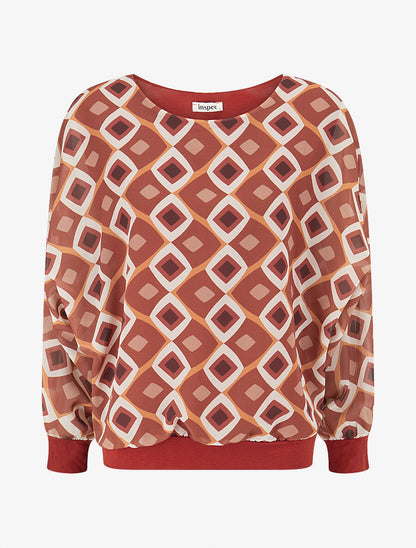 Top en voile à motifs 70&