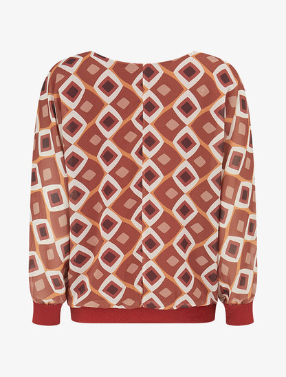 Top en voile à motifs 70&