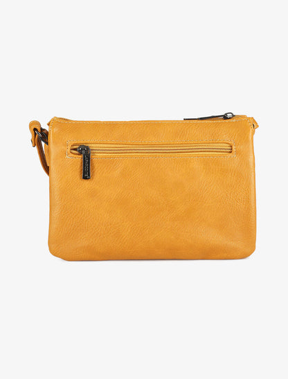 Sac besace Marina - Jaune moutarde - 2