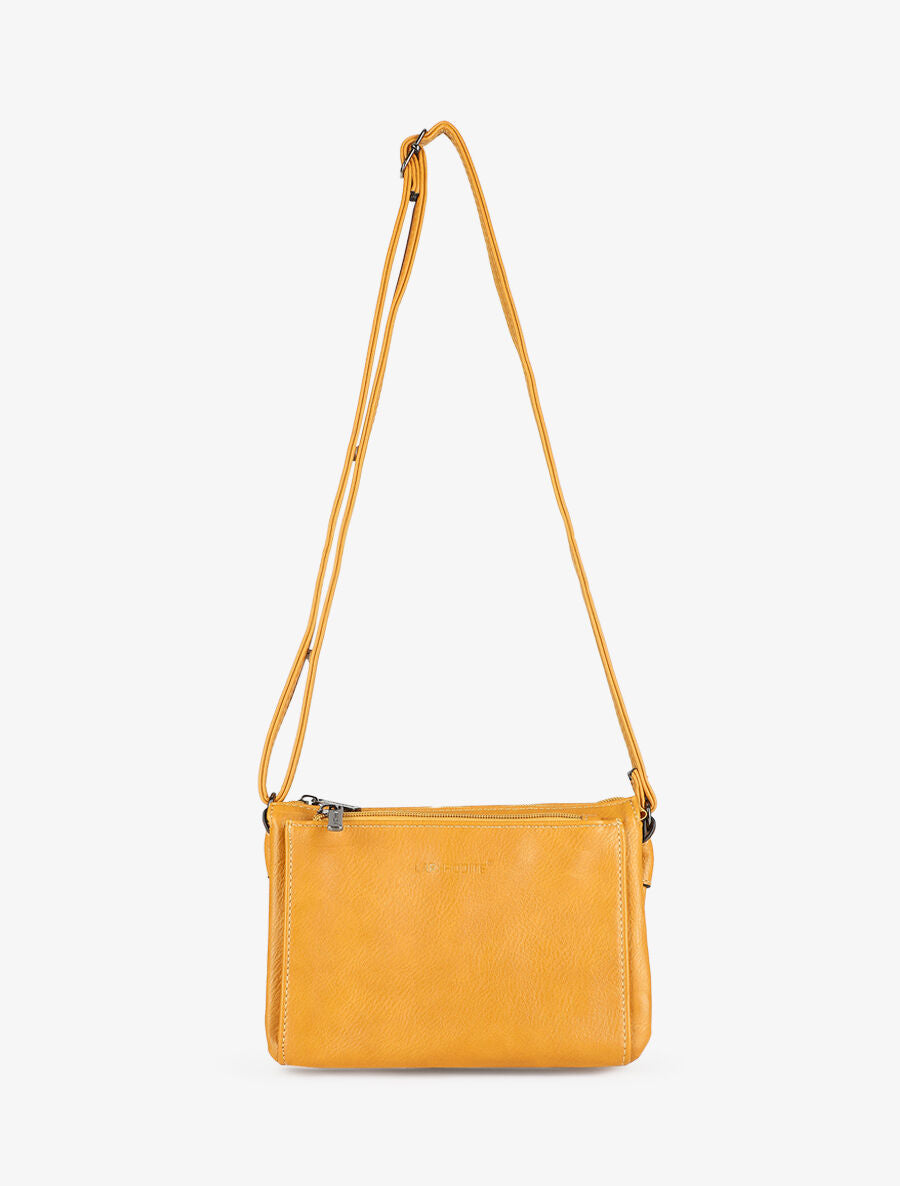 Sac besace Marina - Jaune moutarde - 3