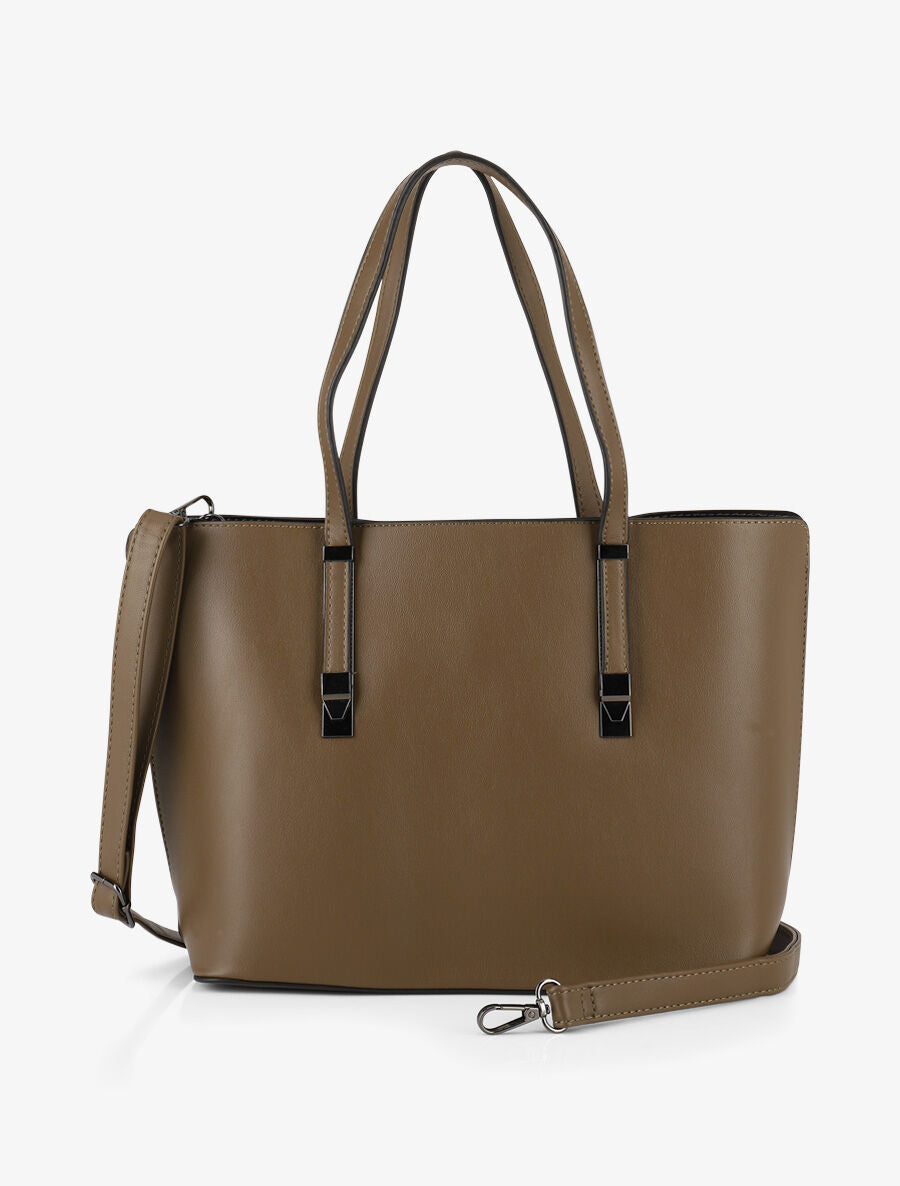 Sac cabas Eléanor - Taupe - 5