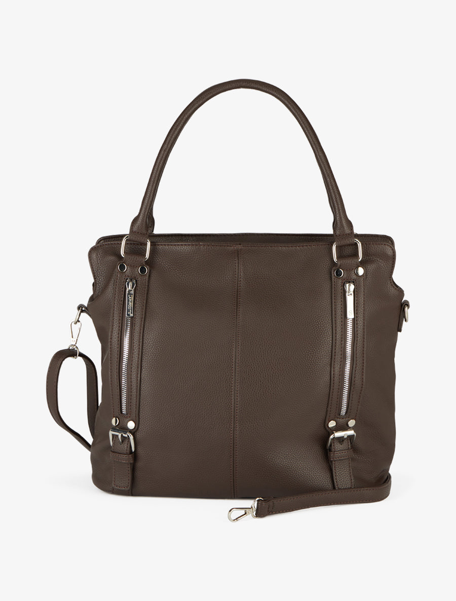 Sac cabas Eugénie - Marron - 1