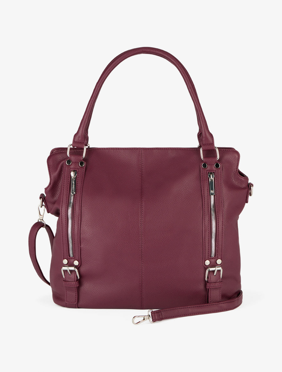 Sac cabas Eugénie - Prune - 1