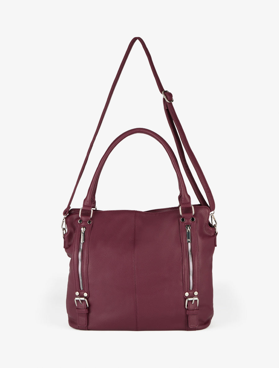 Sac cabas Eugénie - Prune - 3