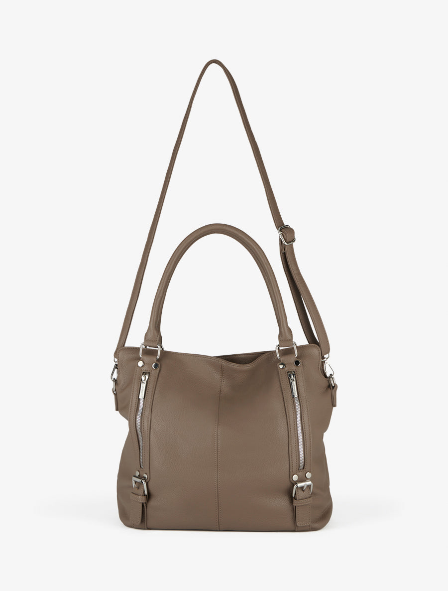 Sac cabas Eugénie - Taupe - 3