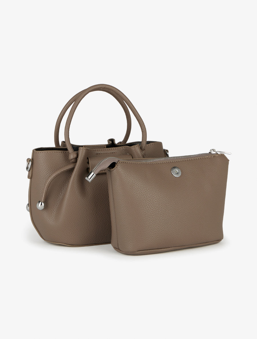 Sac besace Blanche - Taupe - 2