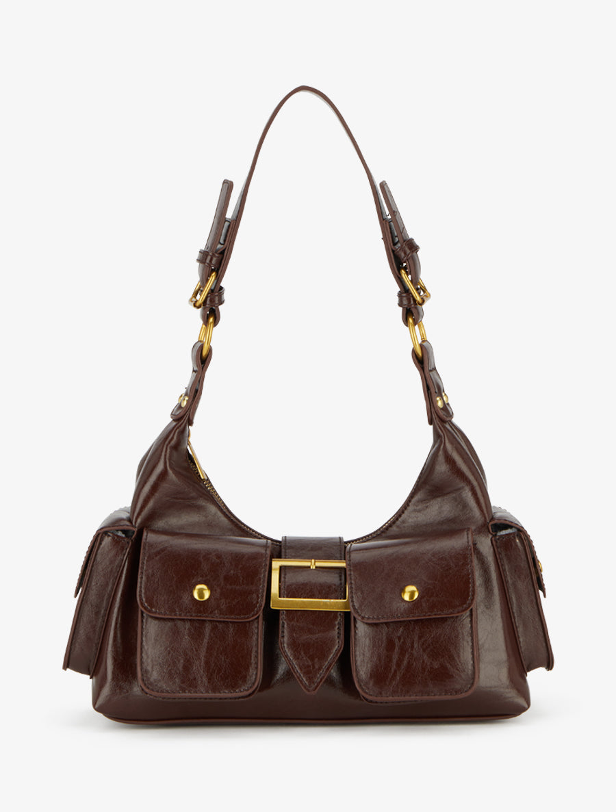 Sac besace Monica - Marron - 1