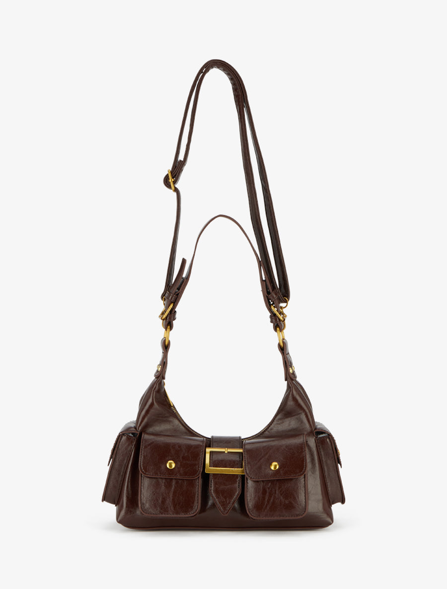 Sac besace Monica - Marron - 3