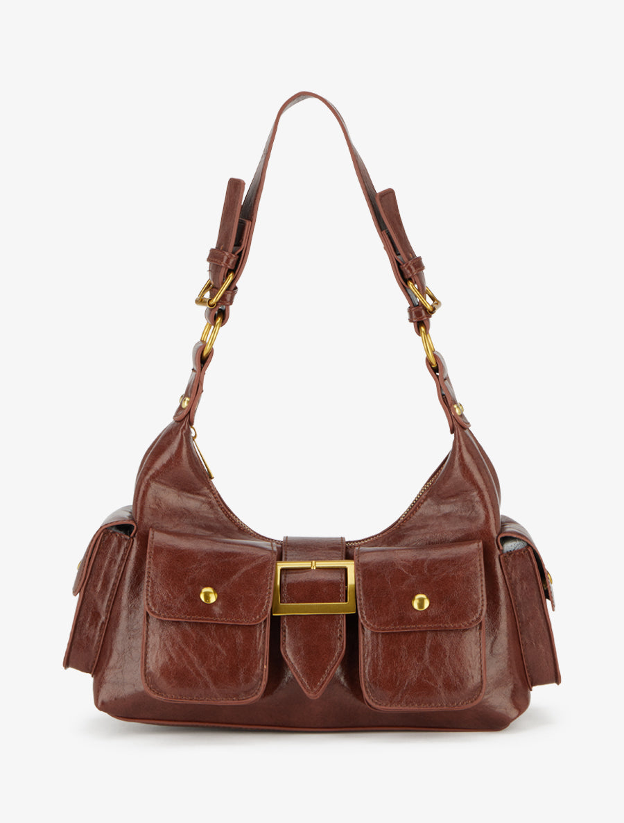 Sac besace Monica - Camel - 1