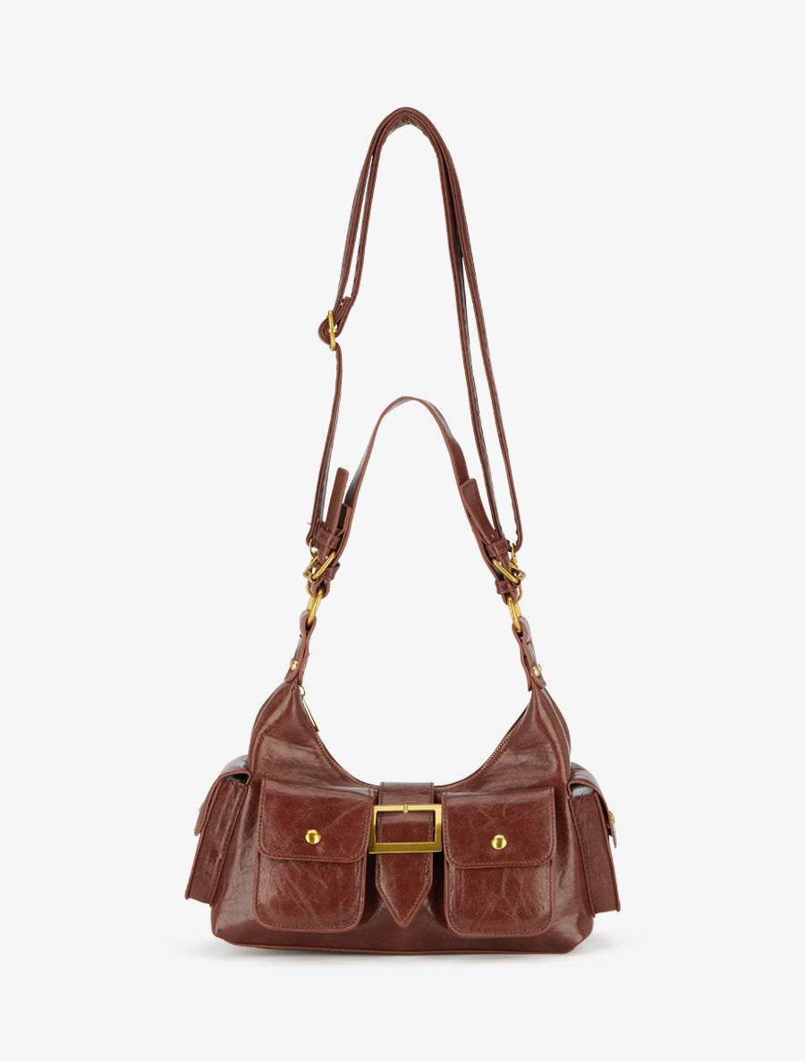Sac besace Monica - Camel - 3