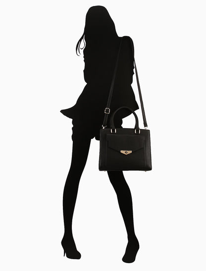 Sac à main Agathe - Noir - 5