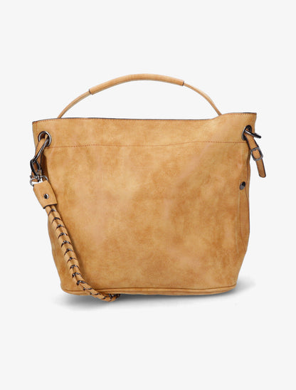 Sac cabas Elena - Jaune moutarde - 1