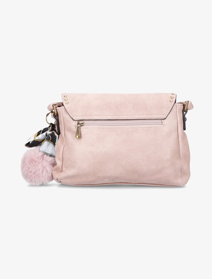 Sac besace Millie - Rose poudré - 2