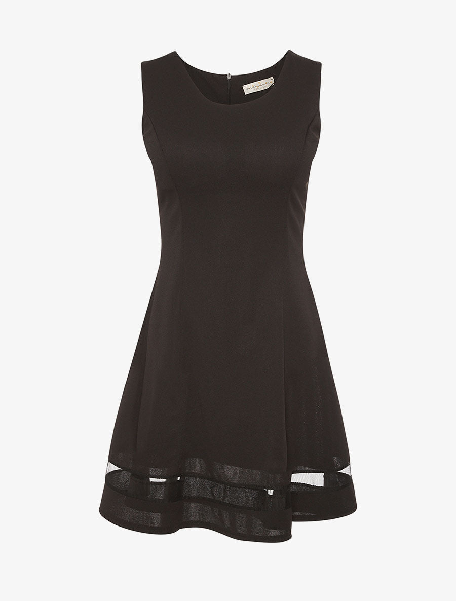Robe Bustier Noire Et Blanche Élastiquée Dos - Taille S - Coton - Fabrication Italienne - Neuve Sans étiquette