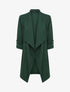 Trench droit mi-long uni - Vert sapin - 4