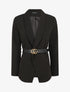 Blazer droit uni - Noir - 4