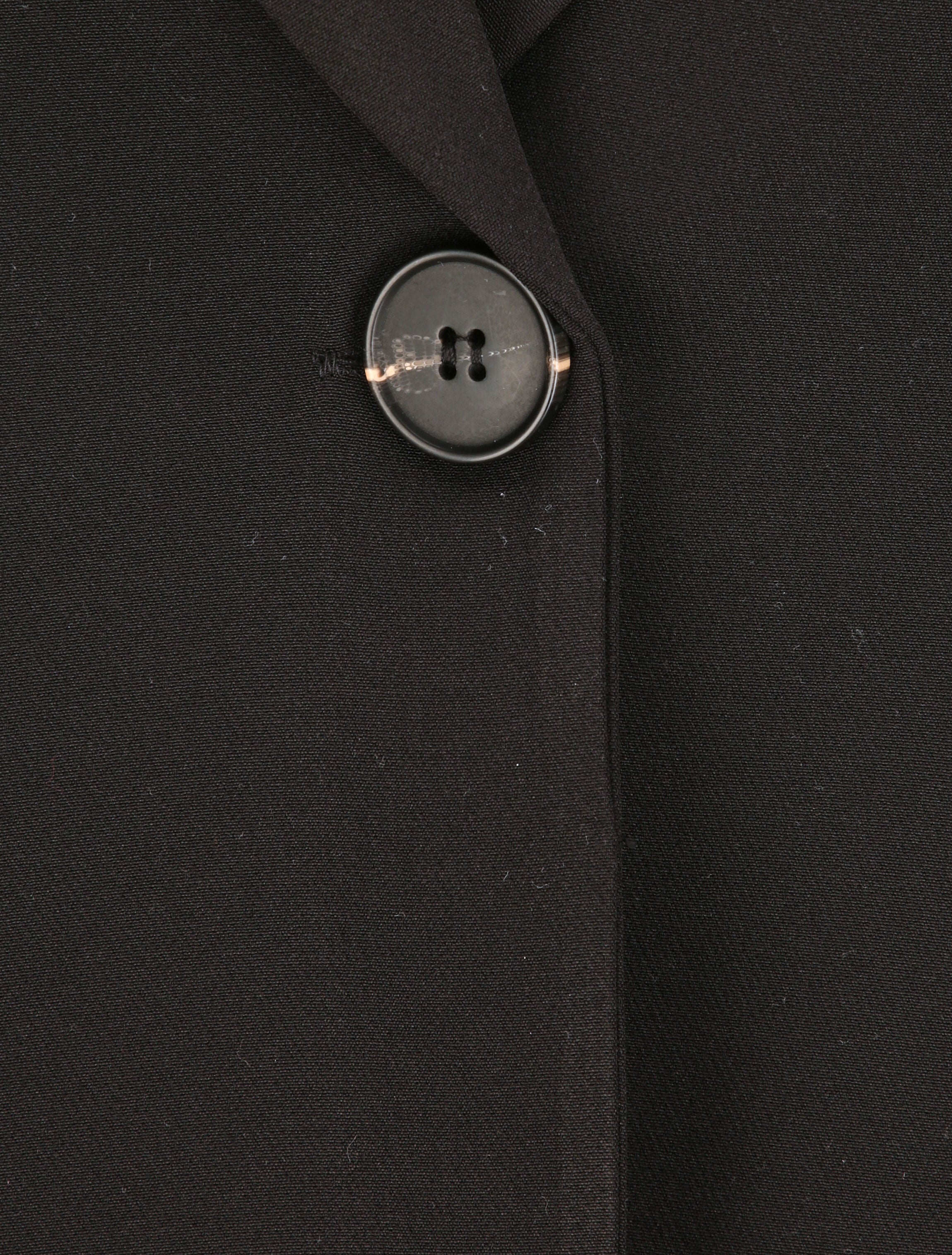 Blazer oversize uni sans manches - Noir - 3