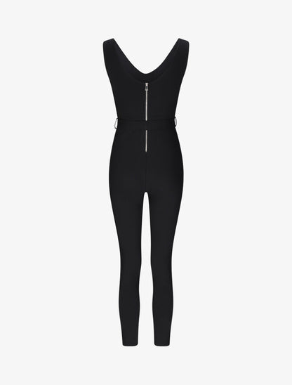 Combinaison stretch coupe slim - Noir - 2