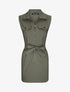 Robe sans manches avec ceinture - Kaki - 4