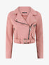 Veste courte en suédine - Rose - 4