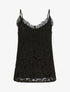 Caraco fluide coupe droite en dentelle - Noir - 1