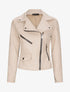 Perfecto droit en suédine poches zippées - Beige - 4