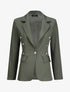 Blazer overzise uni - Kaki - 1
