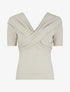 Top à buste à pans croisés - Beige - 1