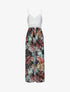Combishort ajustée voile imprimé tropical - Noir - 5