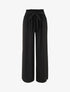 Pantalon ample à taille élastiquée - Noir - 4