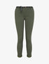 Pantalon 7/8 imprimé trèfle à revers - Kaki - 1