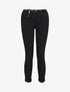 Pantalon 7/8 uni à revers - Noir - 4