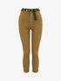 Pantalon uni à revers - Camel - 1