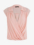 Top uni à bas élastiqué - Rose - 4