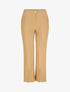 Pantalon fendu coupe droite - Camel - 4