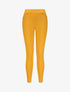Pantalon slim à taille élastiquée - Jaune moutarde - 4