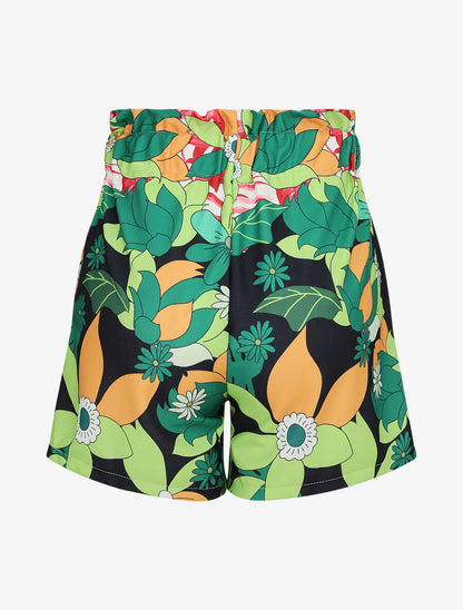 Short paperbag imprimé fleurs 70&