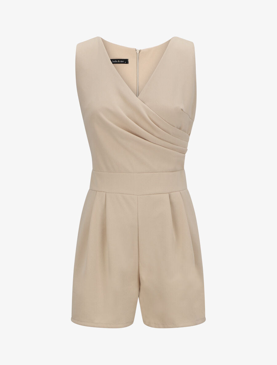 Combishort cache-coeur uni - Beige - 4