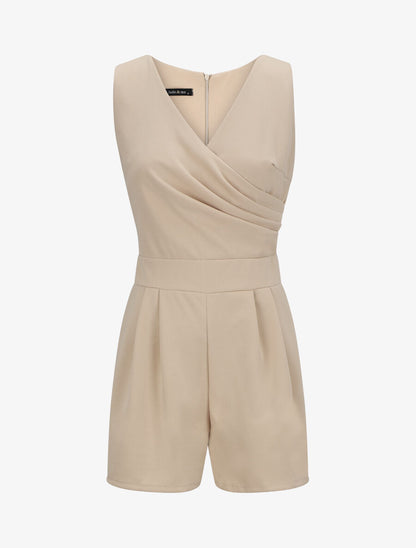 Combishort cache-coeur uni - Beige - 4